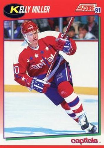 #81 Kelly Miller - Washington Capitals - 1991-92 Score Canadian Hockey