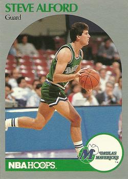#81 Steve Alford - Dallas Mavericks - 1990-91 Hoops Basketball
