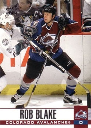 #81 Rob Blake - Colorado Avalanche - 2003-04 Pacific Hockey