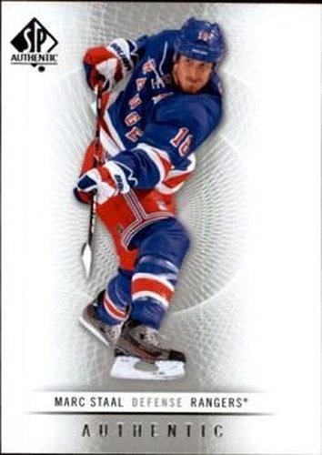 #81 Marc Staal - New York Rangers - 2012-13 SP Authentic Hockey