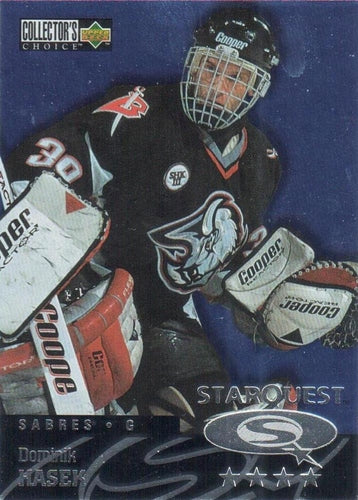 #SQ81 Dominik Hasek - Buffalo Sabres - 1997-98 Collector's Choice Hockey - StarQuest