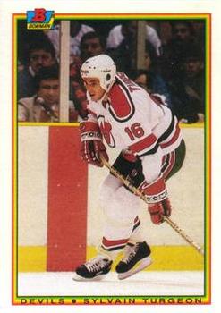 #81 Sylvain Turgeon - New Jersey Devils - 1990-91 Bowman Hockey