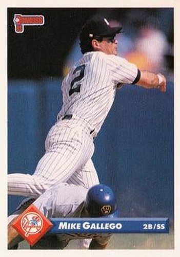 #81 Mike Gallego - New York Yankees - 1993 Donruss Baseball