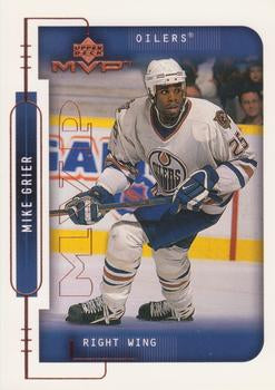 #81 Mike Grier - Edmonton Oilers - 1999-00 Upper Deck MVP Hockey