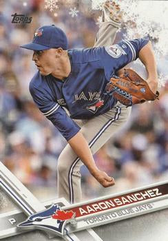 #HMW81 Aaron Sanchez - Toronto Blue Jays - 2017 Topps Holiday Baseball