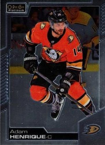 #81 Adam Henrique - Anaheim Ducks - 2020-21 O-Pee-Chee Platinum Hockey