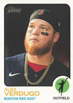 #81 Alex Verdugo - Boston Red Sox - 2022 Topps Heritage Baseball