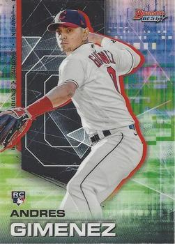 #81 Andres Gimenez - Cleveland Indians - 2021 Bowman's Best Baseball