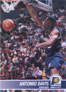 #81 Antonio Davis - Indiana Pacers - 1994-95 Hoops Basketball