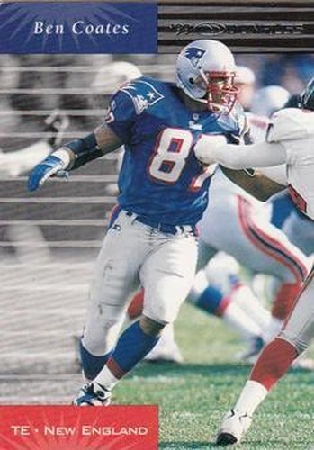 #81 Ben Coates - New England Patriots - 1999 Donruss Football