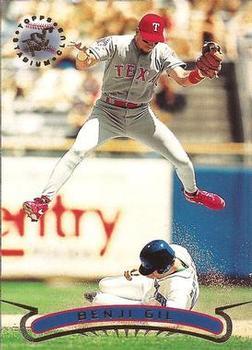 #81 Benji Gil - Texas Rangers - 1996 Stadium Club Baseball