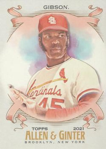 #81 Bob Gibson - St. Louis Cardinals - 2021 Topps Allen & Ginter Baseball