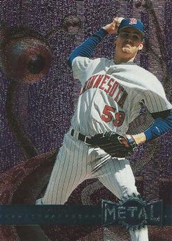 #81 Brad Radke - Minnesota Twins - 1996 Metal Universe Baseball
