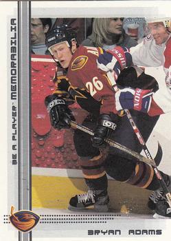 #81 Bryan Adams - Atlanta Thrashers - 2000-01 Be a Player Memorabilia Hockey
