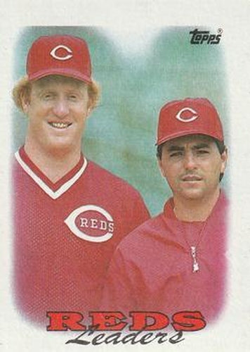 #81 Reds Leaders - Cincinnati Reds - 1988 Topps Baseball