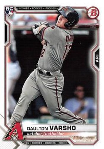 #81 Daulton Varsho - Arizona Diamondbacks - 2021 Bowman Baseball