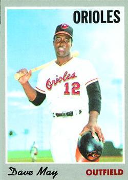 #81 Dave May - Baltimore Orioles - 1970 Topps Baseball