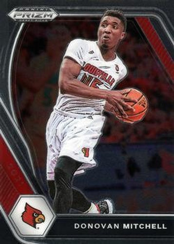 #81 Donovan Mitchell - Louisville Cardinals - 2021 Panini Prizm Collegiate Draft Picks Basketball