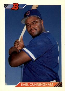 #81 Earl Cunningham - Chicago Cubs - 1992 Bowman Baseball