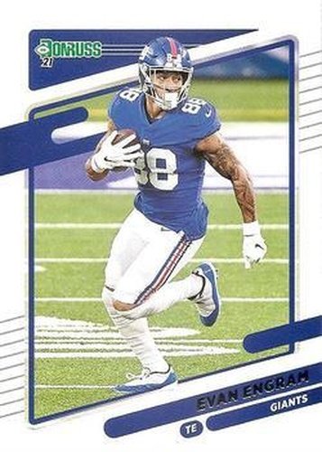 #81 Evan Engram - New York Giants - 2021 Donruss Football