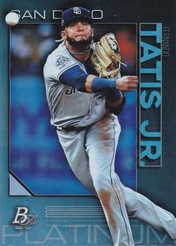 #81 Fernando Tatis Jr. - San Diego Padres - 2020 Bowman Platinum Baseball