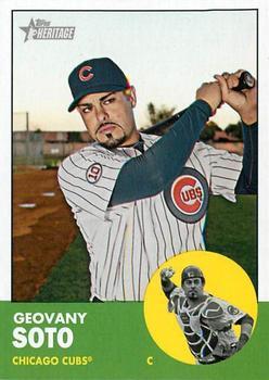 #81 Geovany Soto - Chicago Cubs - 2012 Topps Heritage Baseball