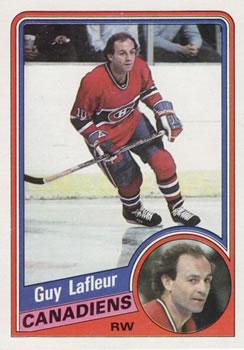 #81 Guy Lafleur - Montreal Canadiens - 1984-85 Topps Hockey