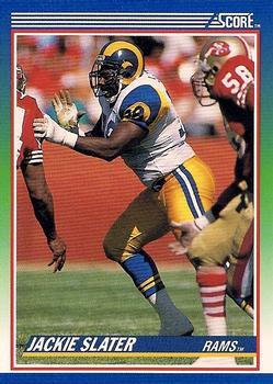#81 Jackie Slater - Los Angeles Rams - 1990 Score Football