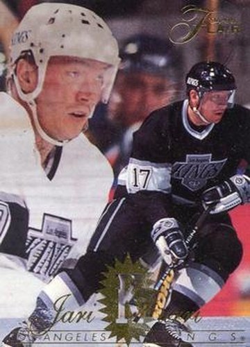 #81 Jari Kurri - Los Angeles Kings - 1994-95 Flair Hockey