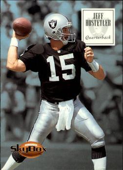 #81 Jeff Hostetler - Los Angeles Raiders - 1994 SkyBox Premium Football