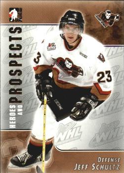 #81 Jeff Schultz - Calgary Hitmen - 2004-05 In The Game Heroes and Prospects Hockey