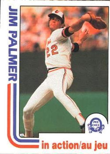 #81 Jim Palmer - Baltimore Orioles - 1982 O-Pee-Chee Baseball