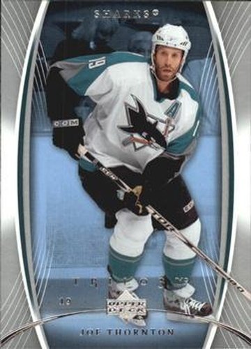 #81 Joe Thornton - San Jose Sharks - 2007-08 Upper Deck Trilogy Hockey