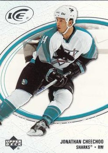 #81 Jonathan Cheechoo - San Jose Sharks - 2005-06 Upper Deck Ice Hockey