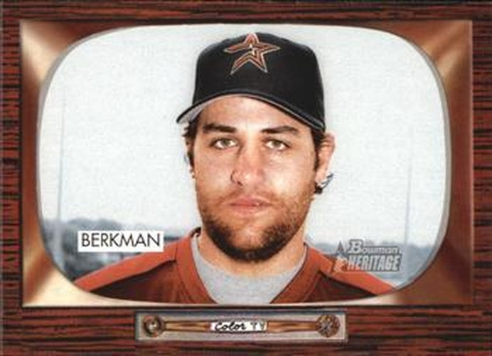 #81 Lance Berkman - Houston Astros - 2004 Bowman Heritage Baseball