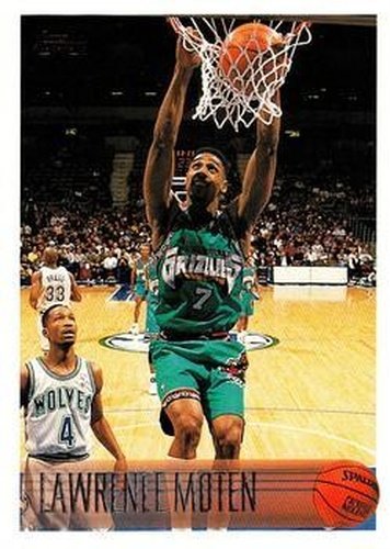 #81 Lawrence Moten - Vancouver Grizzlies - 1996-97 Topps Basketball