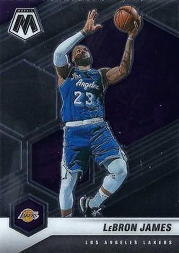 #81 LeBron James - Los Angeles Lakers - 2020-21 Panini Mosaic Basketball
