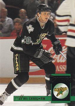 #81 Mike Craig - Dallas Stars - 1993-94 Donruss Hockey