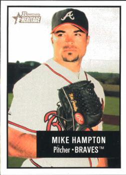 #81 Mike Hampton - Atlanta Braves - 2003 Bowman Heritage Baseball