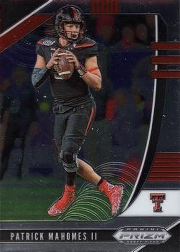 #81 Patrick Mahomes II - Texas Tech Red Raiders - 2020 Panini Prizm Draft Picks Football