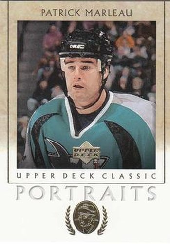#81 Patrick Marleau - San Jose Sharks - 2002-03 Upper Deck Classic Portraits Hockey