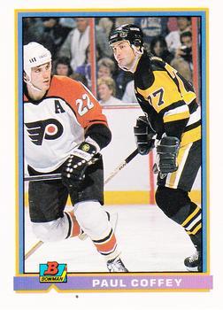 #81 Paul Coffey - Pittsburgh Penguins - 1991-92 Bowman Hockey