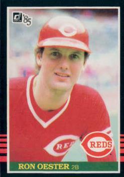 #81 Ron Oester - Cincinnati Reds - 1985 Donruss Baseball
