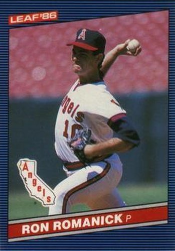 #81 Ron Romanick - California Angels - 1986 Leaf Baseball