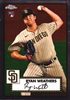 #81 Ryan Weathers - San Diego Padres - 2021 Topps Chrome Platinum Anniversary Baseball