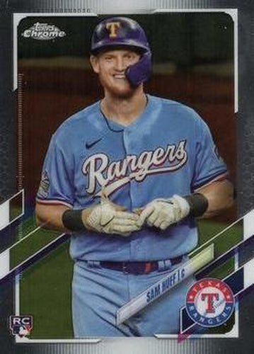 #81 Sam Huff - Texas Rangers - 2021 Topps Chrome Baseball