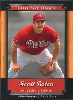 #81 Scott Rolen - Philadelphia Phillies - 2001 Upper Deck Legends Baseball