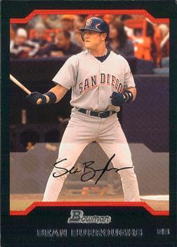 #81 Sean Burroughs - San Diego Padres - 2004 Bowman Baseball