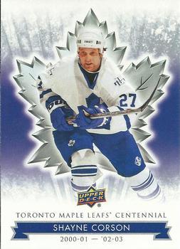 #81 Shayne Corson - Toronto Maple Leafs - 2017 Upper Deck Toronto Maple Leafs Centennial Hockey