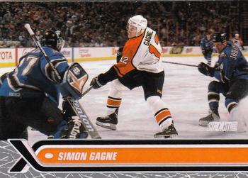 #81 Simon Gagne - Philadelphia Flyers - 2000-01 Stadium Club Hockey